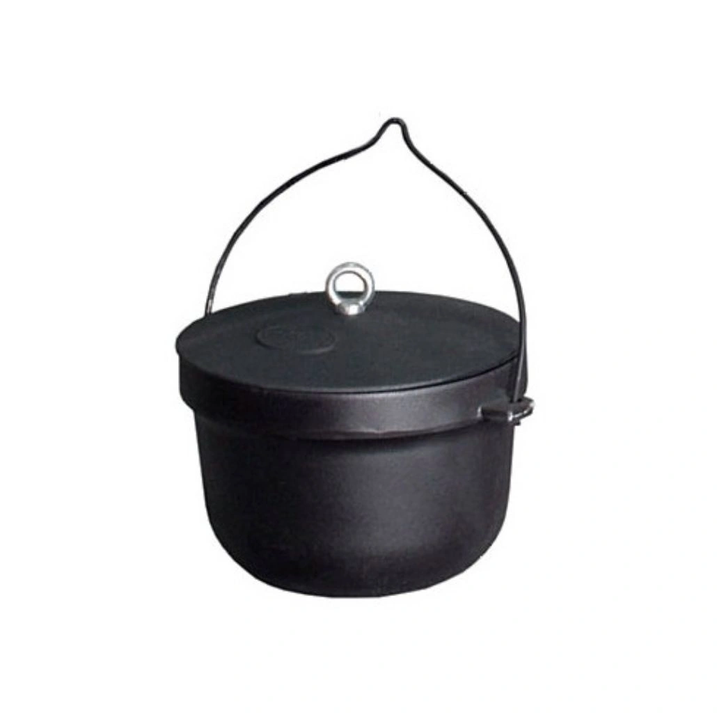 Ceaun de fonta cu capac - 10l.jpg